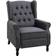 Homcom Recliner Dark Grey Armchair 99cm