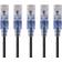 Monoprice SlimRun UTP Cat6A RJ45 - RJ45 M-M 5-Pack 3ft