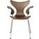 Fritz Hansen Liljen Walnut Köksstol 83cm