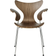 Fritz Hansen Liljen Walnut Köksstol 83cm