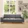 Homcom 833-519 Grey Sofa 82cm 3-Sitzer