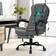 ELFORDSON Executive Gaming Seat Grey Office Chair 115cm