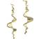Aqua Dulce Rhumba Long Earrings - Gold