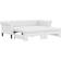 vidaXL Trundle White Sofa 235cm