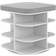 ClosetMaid Revolution Rotating White/Gray Shoe Rack 22.8x23.2"
