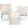 Small Foot 12052 White Storage Box 3pcs