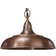 PR Home Philadelphia Raw Brass Pendant Lamp 35cm