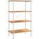 vidaXL -4 Tier Shelf White and Oak Reolsystem 80x130cm