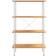 vidaXL -4 Tier Shelf White and Oak Hyllsystem 80x130cm
