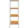 vidaXL -4 Tier Shelf White and Oak Reolsystem 80x130cm