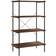 vidaXL -4 Tier Shelf Black and Natural Reolsystem 80x130cm
