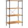 vidaXL -4 Tier Shelf Black and Oak Reolsystem 80x130cm