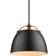 Halo Design Oslo Black Pendant Lamp 24cm