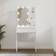 vidaXL 60x40x140cm High Gloss White Sminkbord 40x60cm
