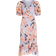 Adrianna Papell Clip Dot Cocktail Dress - Opal/Coral Multi