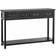 Nordal Vintage Black Avlastningsbord 33x122cm