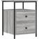 vidaXL Cabinet Engineered Gray Sonoma Oak Bedside Table 44x45cm