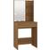 vidaXL 60x40x140cm Brown Oak Sminkbord 40x60cm