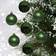 Decoris Mini Baubles Pine Green Christmas Tree Ornament 2.5cm 24pcs