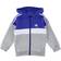 Adidas Infant Tiberio 3-Stripes Colorblock Fleece Tracksuit - Semi Lucid Blue/White/Medium Grey Heather ( IJ6323)