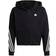 Adidas Kid's Future Icons 3-Stripes Full Zip Hoodie - Black/White (IC0118)