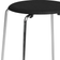 Fritz Hansen Dot Black/Chrome Skammel 46cm