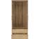 SECONIQUE Charles 2 Door Walnut Wardrobe 77x190cm