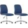 vidaXL 283603 Blue Chaise de Cuisine 94cm 2pcs