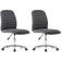 vidaXL 283600 Dark Grey Køkkenstol 94cm 2stk