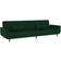 vidaXL 337584 Dark Green Divano 200cm Divano 2 Posti