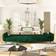vidaXL 337584 Dark Green Sofa 78.7" 2 Seater