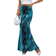 Shein Marble Print Mermaid Hem Lettuce Trim Mermaid Hem Skirt