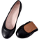 Shein Minimalist Ballet Flats, Black Elegant Solid Color Women's Flat Shoes