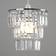 MiniSun 3 Tier Jewel Effect Droplets Clear Pendant Lamp 23cm