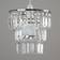 MiniSun 3 Tier Jewel Effect Droplets Clear Pendant Lamp 23cm