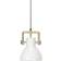 PR Home Ashby Single White Lampada a Sospensione 19cm