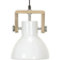 PR Home Ashby Single White Pendant Lamp 19cm