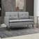 Homcom Fabric Gray Sofa 139cm 2 Seater