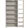 GFW Bideford Tall White Shoe Rack 79.6x119.5cm