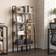 Vasagle 4-Tier Brown/Black Bokhylla 140cm