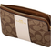 Coach Corner Zip Wristlet In Signature Canvas - Gold/Khaki/Chalk