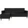 Loft24 Hartford Bed Black Sofa 213cm 3 Seater