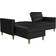 Loft24 Hartford Bed Black Sofa 213cm 3-seter