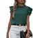 Shein Mock Neck Ruffle Sleeve Blouse