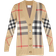 Burberry Check Wool Blend Cardigan - Beige