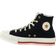 Converse Infant Chuck Taylor All Star Hi Lift Hearts Trainer - Black / Moms Potato Salad / Back Alley Brick