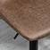 Homcom Set Of 2 Microfiber Retro Tub Bar Stool 110cm 2pcs