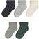 H&M Baby Non-Slip Terry Socks 5-pack - Dark Green/Dark Gray