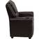 Flash Furniture Contemporary Brown LeatherSoft Recliner with Cup Holder and Headrest for Lounge