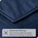 Bare Home Weighted Blankets Blue (221x203cm)